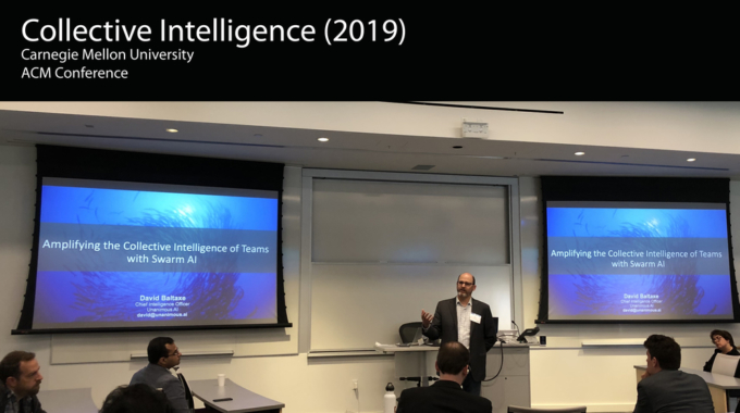 Unanimous AI at Collective Intelligence 2019
